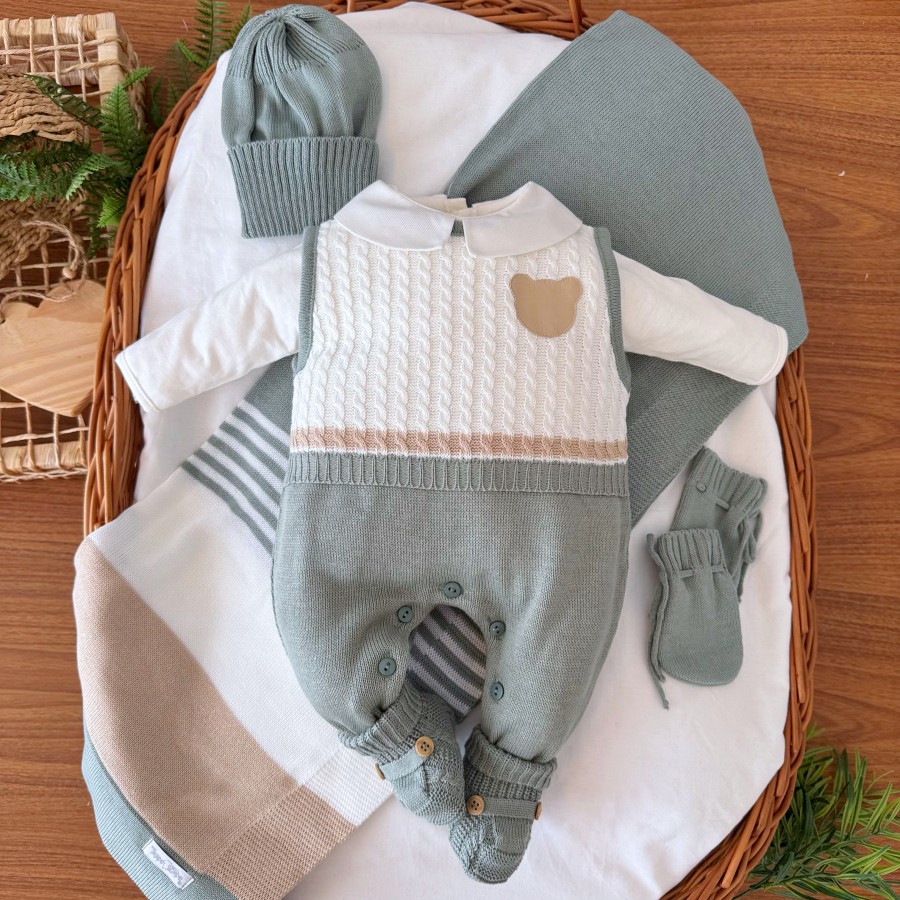  Saída de Maternidade Guilherme - Verde e Areia